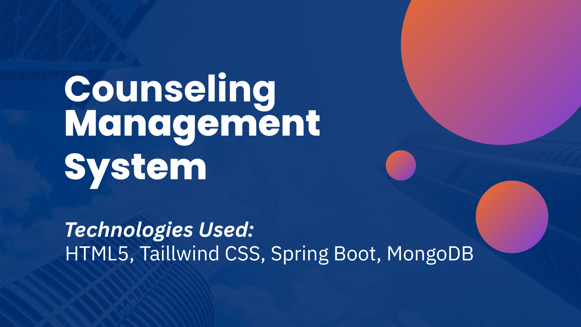 Counseling Management System